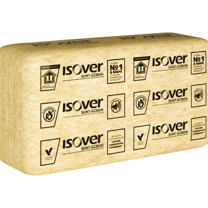 Утеплитель Isover Каркас-П34 100х610х1170